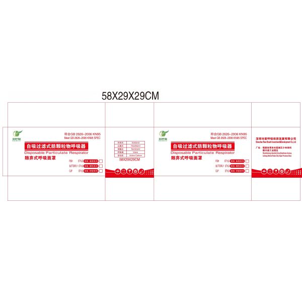 Waterproof KN95 Face Mask FFP2 Respirator Surgical Disposable Mask