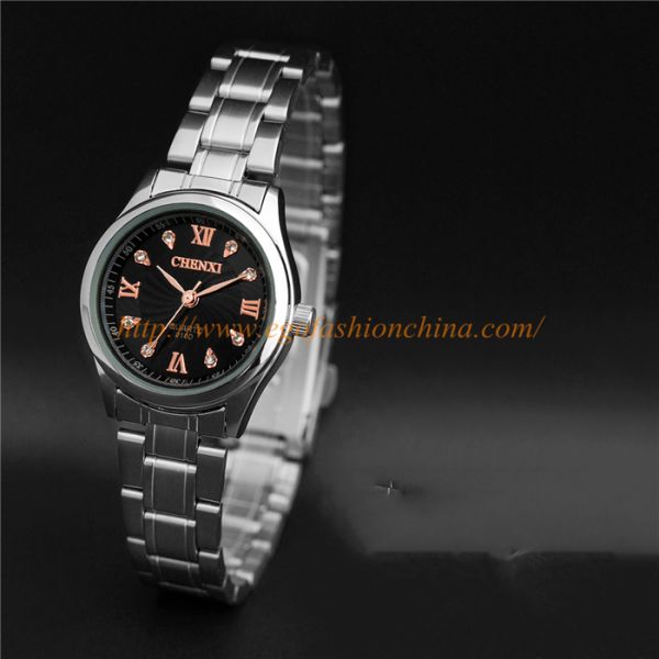 010D Couple Watch for Man Women's Watch Stainless Steel Quartz Watch Rose Gold Hot Watches