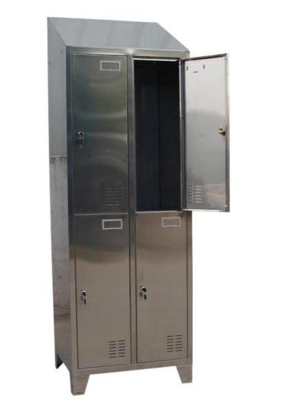 Stainless Steel RAL Color D500mm Metal Wardrobe Cabinet