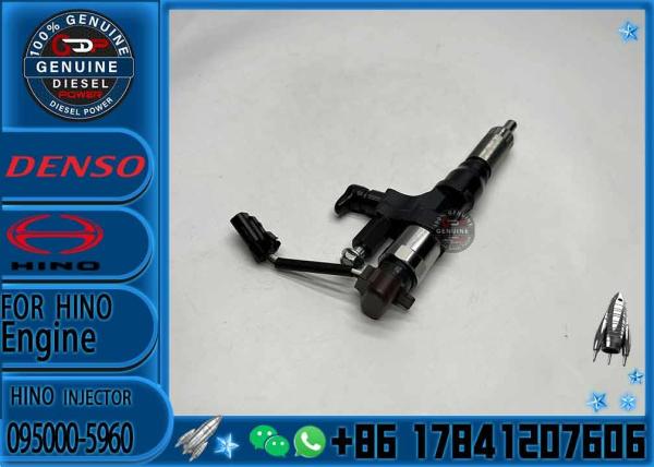 Common Rail Injector 095000-5960 For HINO J07E J08 23670-E0301  095000-6592 095000-6593 095000-6602