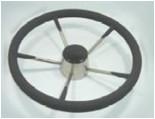 9 Spoke Polished Stainless Boat/Marine Steering Wheel/stainless steel steering wheel from China