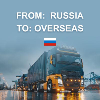 Le coût du fret routier international de la Russie à l'étranger dépend de la distance et du poids
