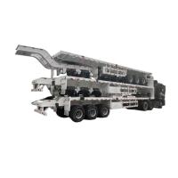 20FT 40FT Container Transport Flatbed/Skeleton Double/Superlink/Interlink Truck Semi-Trailer 75ton + 75ton 100ton