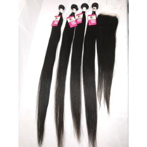 8"-30" Peruvian Human Hair Weave / Unprocessed Real Straight Hair Extensions