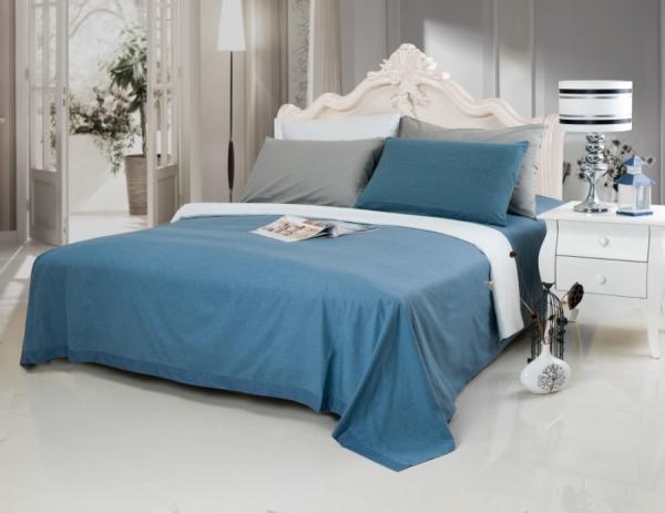 Sustainable Cotton Sheet Set Tencel Lyocell Blended Soft Sheet Set