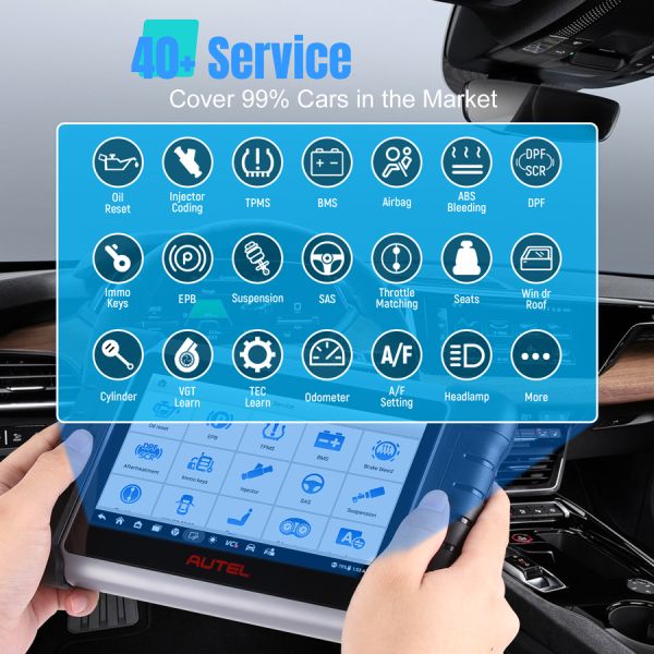 2024 Autel MaxiCOM MK808Z Scanner Autel Original Comprimido de Diagnóstico de Sistema Completo