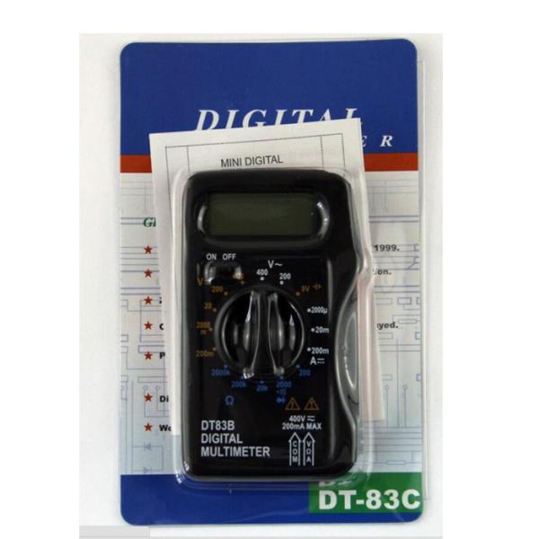 Pocket DT83B Digital Multimeter Ammeter Voltmeter DC/AC Resistor Ohm Voltage Multi Meter Tester Electrical Instruments