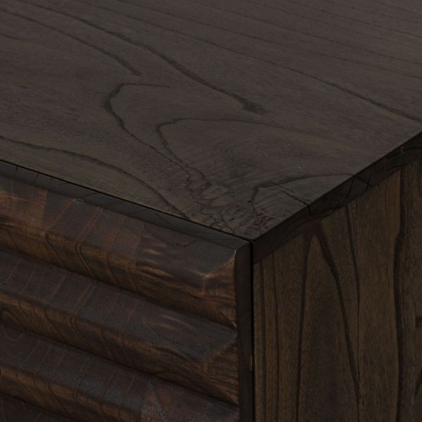 Vintage Solid Wooden Buffet Cabinet Sideboard Storage For Dining