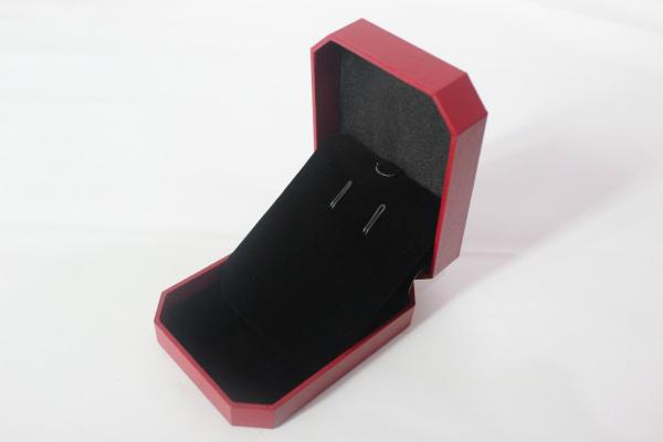 CMYK SGS Velvet Necklace Gift Leather Jewelry Box Luxury Handmade Glossy