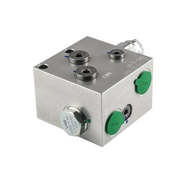 高精度316Lステンレス鋼 水力マニフォールドCNC加工掘削機 旅行システム専用バルブブロック