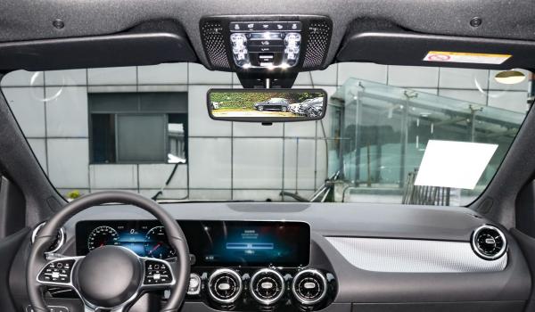 Para el Mercedes Benz B 9.2 pulgadas 1080P señal digital coaxial registrador de espejo retrovisor electrónico