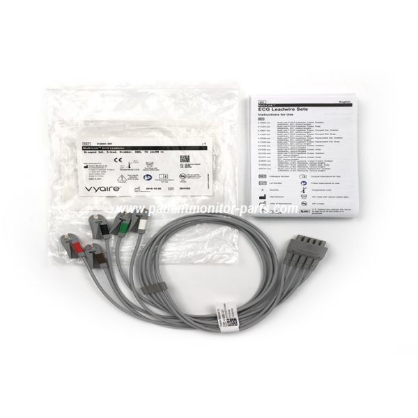 Группированный набор с многосвязными электроэлектрокардиологическими проводами, с 5 проводами AHA 74CM / 29IN PN 412681-001