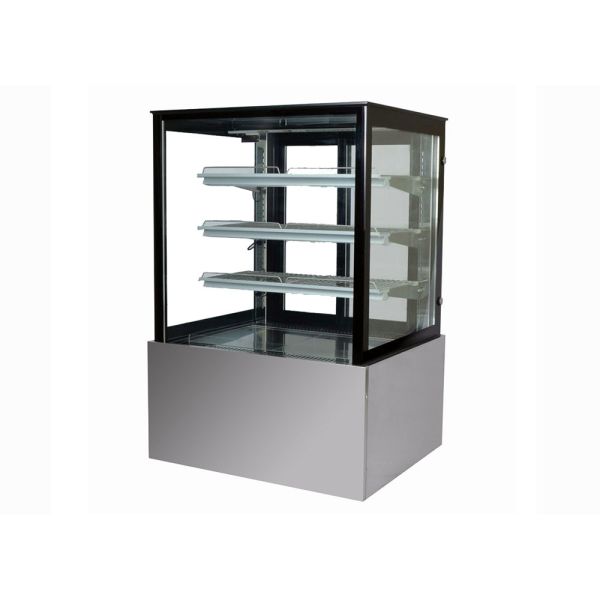 Витринный шкаф 600Liter пекарни Staineless плоского зеркала стальной Refrigerated