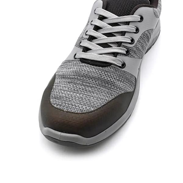 Breathable Sports Fashion Steel Toe Shoes Anti Impact Fly Knit Shoes Fly Knitting