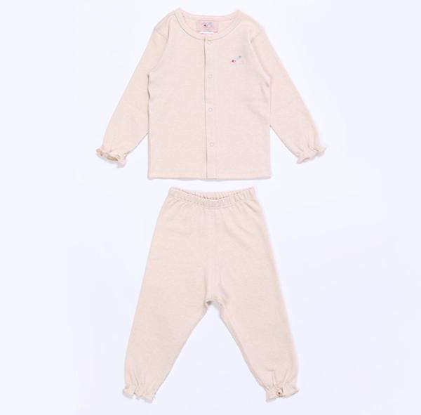 Millidoll Original colour cotton Antibacterial  babies pyjamas sleeping suit long sleeve 2-6 years girls