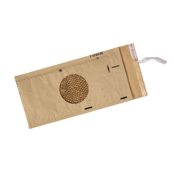 Customized LOGO Eco Friendly Sturdy Biodegradable Compostable Honeycomb Kraft Paper Mail Envelopes Padded Bubble Mailing Bag