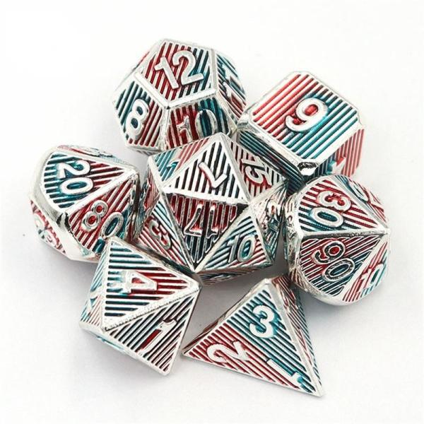 Digital Metal RPG Dice Color Vertical Strip Dnd Coc Luxury style