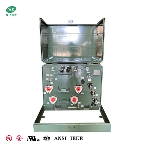 Residential Pad mounted Transformer Single Phase 25Kva 6.6KV To 120V Dual Windings Electric Power Distribution Transformer UL Listed Price