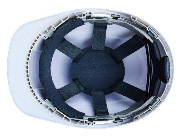 Cascos de segurança de suspensão de 6 pontos para construção T150 Material ABS ventilado
