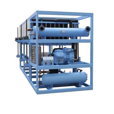 0.25KW Reductor Flake Ice Machine Industrial With 150kg Bin / Danfoss Refrigerator Parts