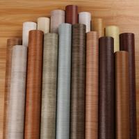 2m 3m 5m 10m Papel de pared de grano de madera a prueba de humedad Papel de pared autoadhesivo