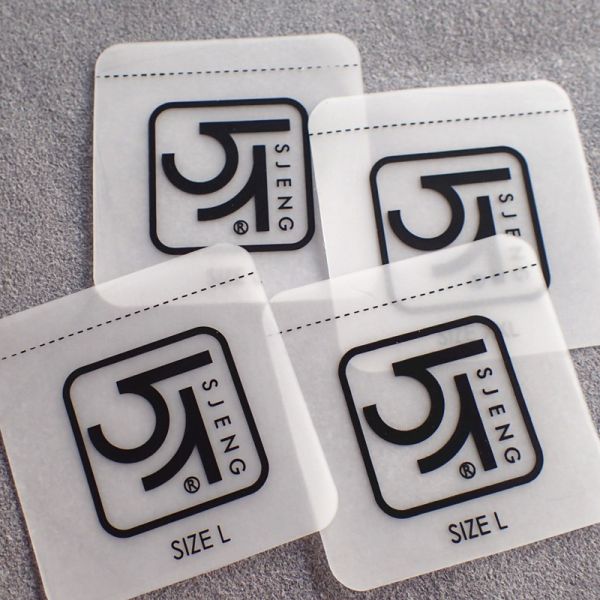 Clothing Label Custom Transparent Label Size Clothing Cotton Printing Trademark Clothing Thermal Transfer Printing