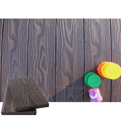 O Decking de Cedar Art No Split Solid Composite embarca o CE certificado para a jarda