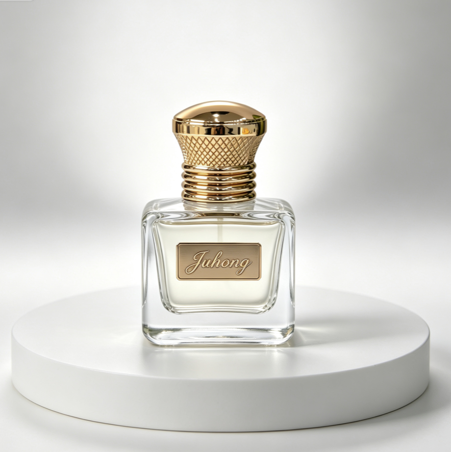 Luxury Knurled Texture Zamac Perfume Bottle Cap Gold Plated Custom Logo Metal Perfume Lid