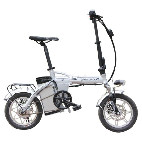 Practical 14 Inch Electric Bike , Mini Foldable Electric Bike Portable Battery