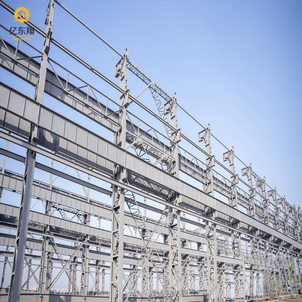 Prefabricated Steel Warehouse Building with Sandwich Panel Cladding