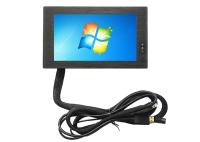 7 exposição legível do tela táctil/luz solar das lêndeas HDMI LCD da polegada 1000 para a parada do ônibus