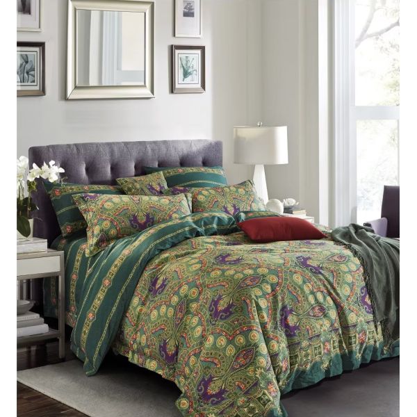 Customized Size Woven Winter Warm Sabanas Duvet Cover Bedding Sets Luxury Queen Comforter Sets