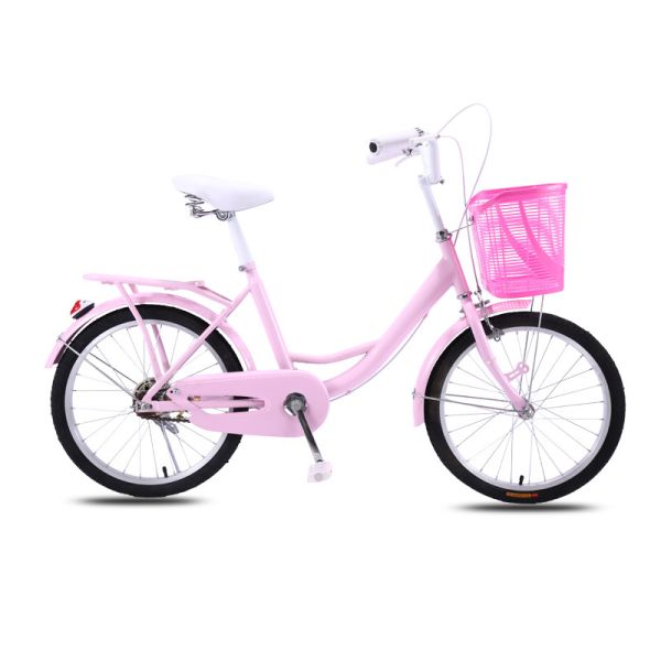 Ins Fresh and Fashion Kids'Bike 20 24 inches City Bike for Children High Bounce Comfortable Saddle