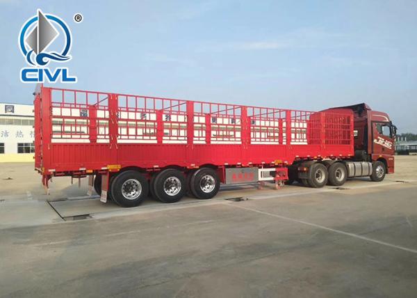 40 Feet Light Self Weight New Cargo Semi Trailer Trucks Used In Logistic Industry