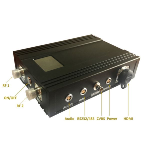 3-5km COFDM HD Video Transmitter 2~5 Watt Long Range Vehicle Mobile Wireless Communication