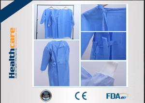 Reinforced Disposable Surgical Gowns 120x140 High Risk Sterile SMS Gown With