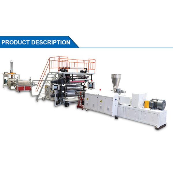 Cadena de producción automática de la piedra de la máquina del extrusor del Pvc de extrudado del perfil de mármol artificial de la máquina