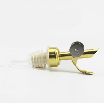 NOil Pour Spouts Upgrade Stainless Steel Liquor Pourer, Silver or Golden Color
