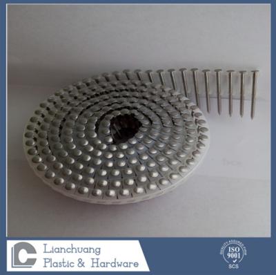 Ring Shank pregos ordenados plásticos de 15 graus 2,3 X 50MM SUS316 de aço inoxidável