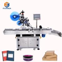 FK811 Máquina de rotulagem plana para solução de rotulagem semi-automática de garrafas de vidro para animais de estimação