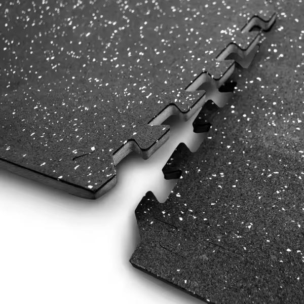 15mm and 20mm High Elastic Interlock Rubber Floor Gym Mat for Protective Flooring and Shock Absorption with Protection