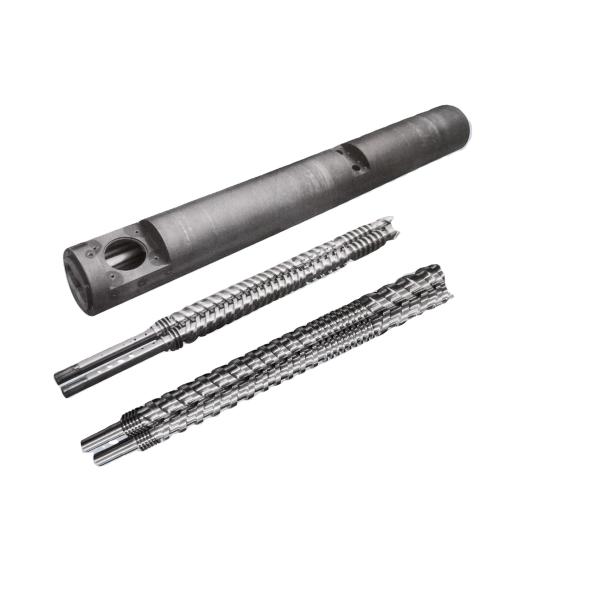 Ensemble de cylindres à vis jumelées parallèles en carbure de tungstène 45-220mm