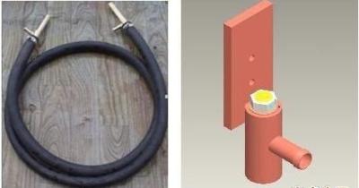 SDL Series Water Cooled Cable For Induction Furnace , Power Transmission Cable High Temp