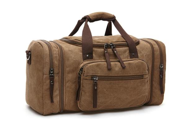 Men's Large Travel Duffle Bag With Odor Resistant Shoe Compartment