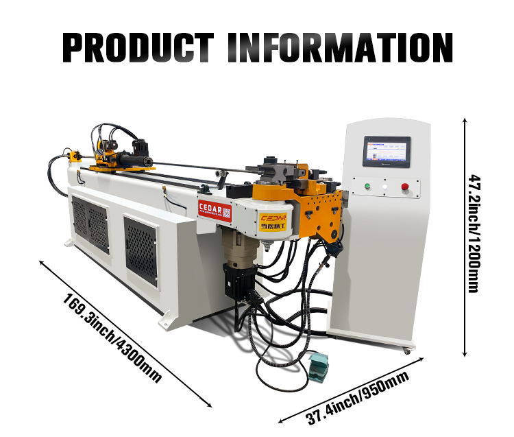 High-Speed High-Precision Advanced CNC Pipe Bender PVC Aluminum Stainless Steel Alloy Tubes Automatic PLC Pump Core New