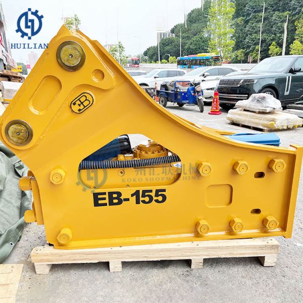 EB155 OEM Brand Hydraulic Rock Hammer Box Type Side Mounted Top  28-35 Tons Hydraulic Breaker for Machinery Parts