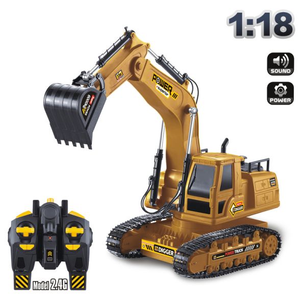 Simulation 1 18 Scale Excavator Toy Large Electric Construction Vehicle for Children