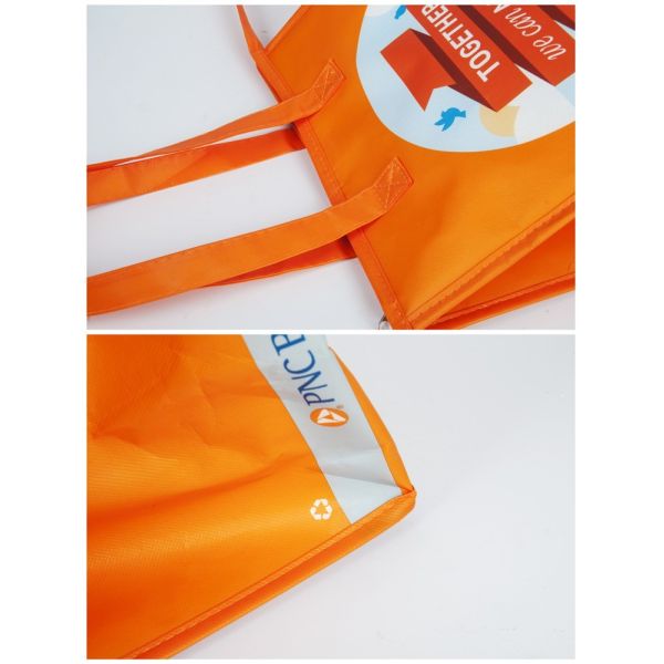 outdoor fitness thermal non woven cooler bag reusable insulated non woven lunch tote thermal food delivery bag