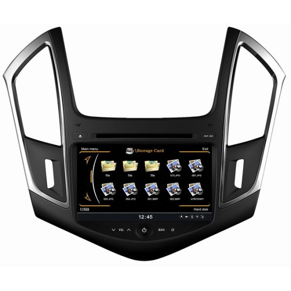 Ouchuangbo 8 inch HD screen audio video DVD Chevrolet Cruze 2013 S100 suport BT iPod usb