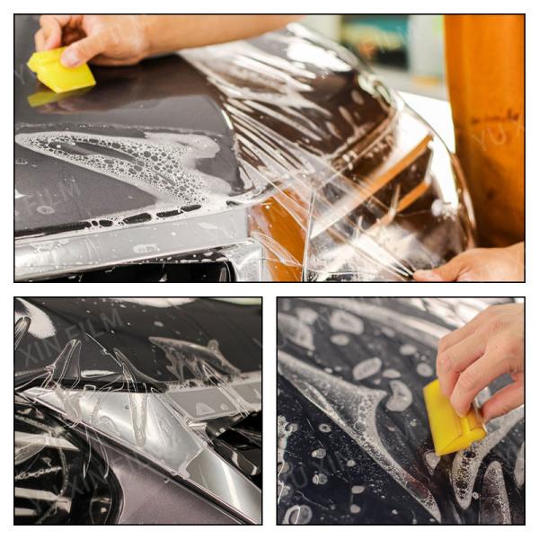 OEM Logo TPU Clear PPF Protection Film No Cracking Lubrizol Material Car Wrap Film